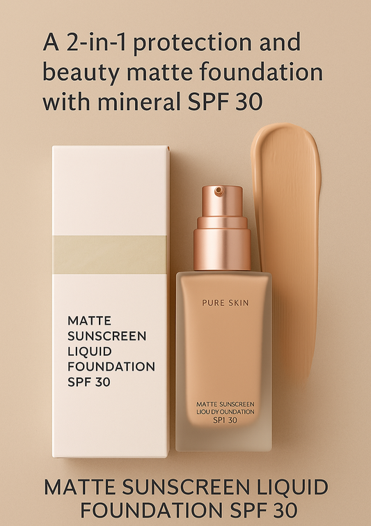 MATTE SUNSCREEN LIQUID FOUNDATION SPF 30